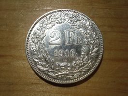 (N2) 2 Franken 1916 VZ-UNZ