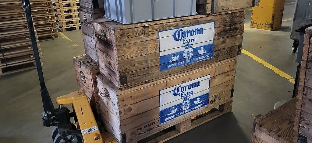 Casse di trasporto: Sitzkisten mit Scharnier/Deckel Corona – Usato da Rheineck venduto da inf_kv7d 3