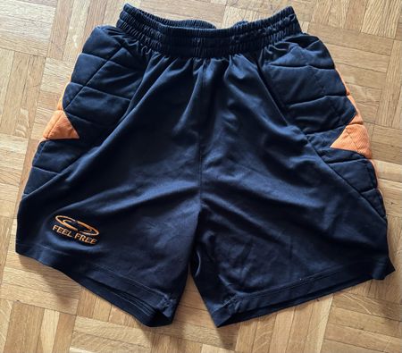 Short de gardien de but Swissfeel Free, Taille M, Noir.
