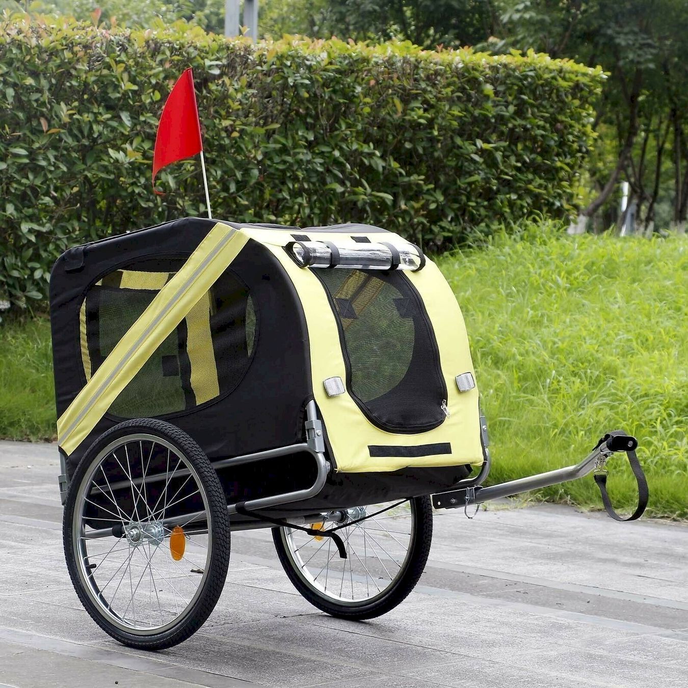 Rimorchi: Hunde Fahrradanhänger mit Fliegengitter – Nuovo e nell'imballaggio originale da Bottighofen venduto da zaap 4