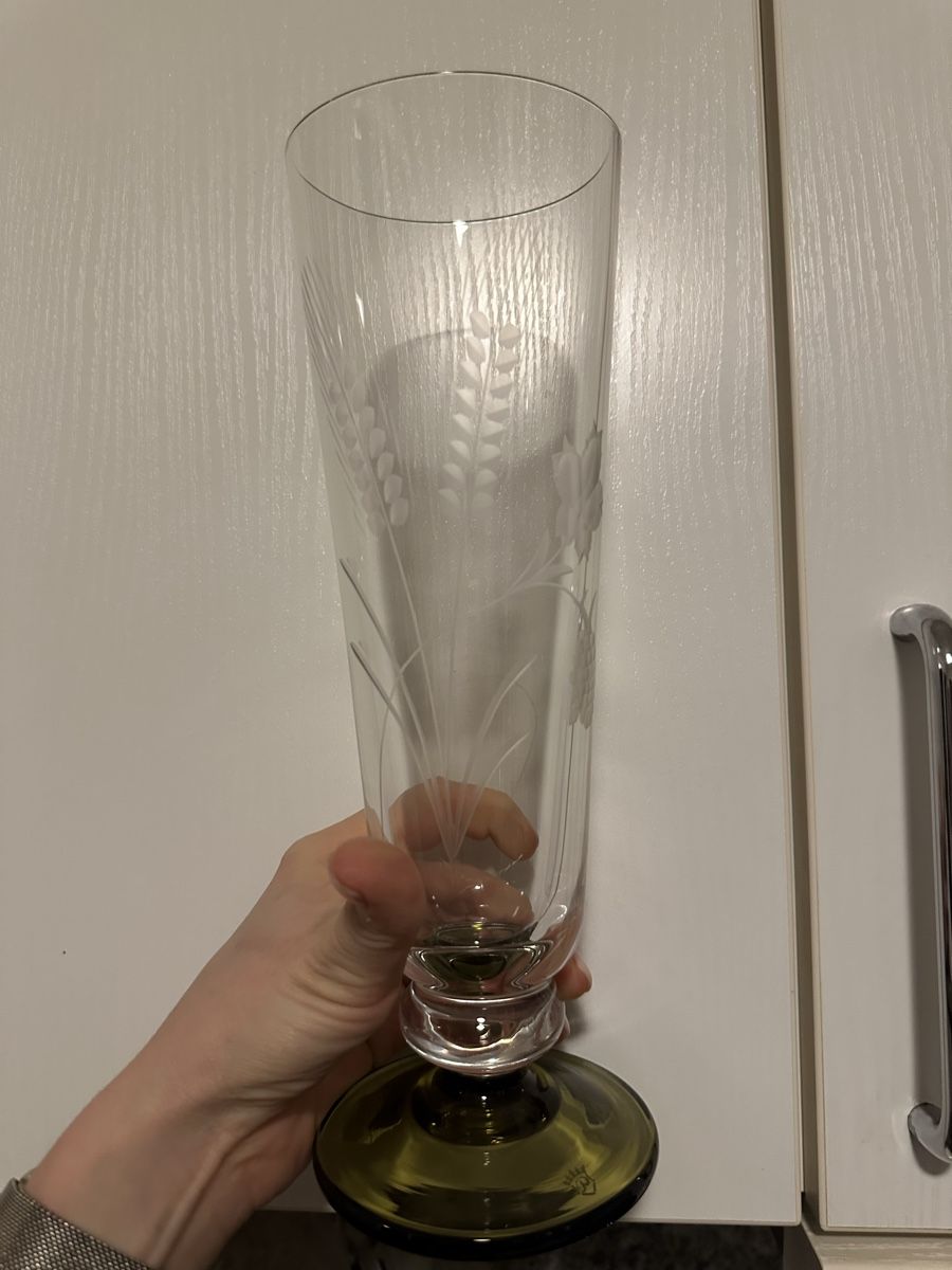 Bicchieri: Exquisites Glas mit Ährenmuster, 800 ml - Herbstdeko! – Nuovo (secondo la descrizione) da Zürich venduto da mhm_6rhw 3