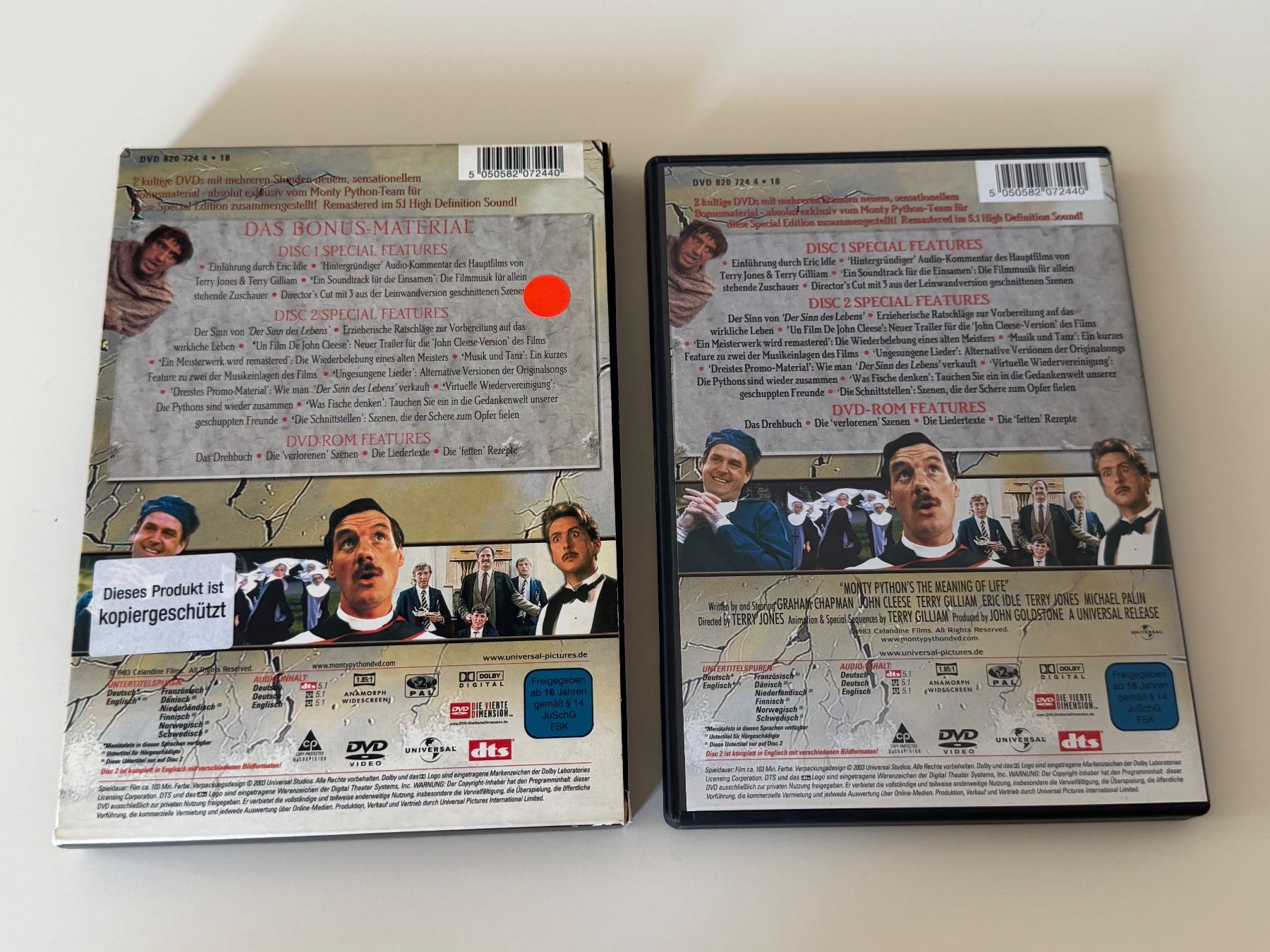 Alle DVDs: Monty Python's Sinn des Lebens DVD 2 Disc Special Edition – Gebraucht aus Altstätten SG von sheamus 1
