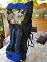 Rückentrage Kober blau/schwarz mit DachG