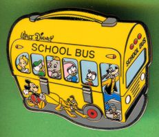DISNEY  LOCH-BOX  School Bus