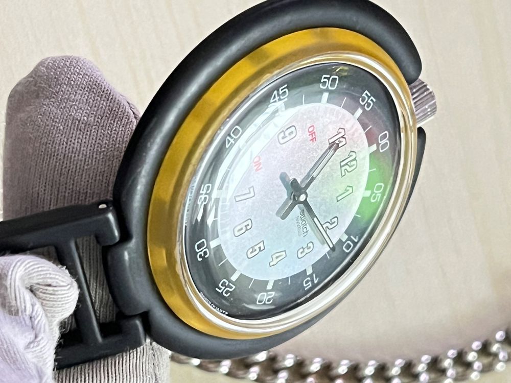 Swatch Sammlerstück Rarität Uhr mit Kette,