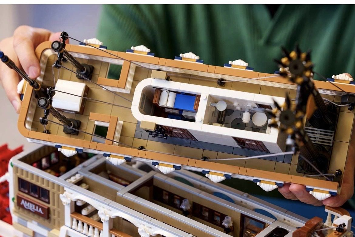 Lego Kit di costruzioni: Lego Flussraddampfer – Usato da Merlischachen venduto da maerlischacher 5