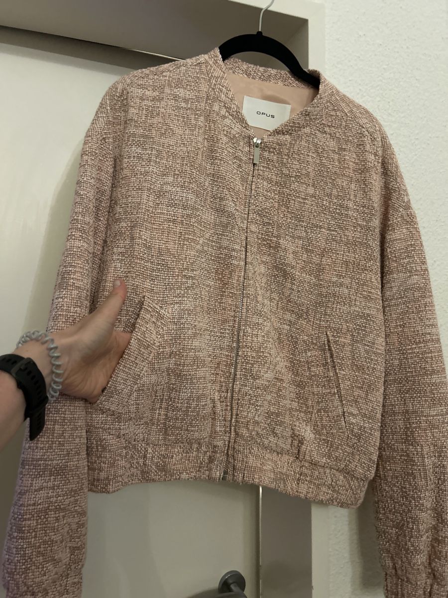 Opus Giacche: Opus Josefa pink tweed bomber jacket sz 36 – Nuovo (secondo la descrizione) da Wädenswil venduto da lucy-ethel 4