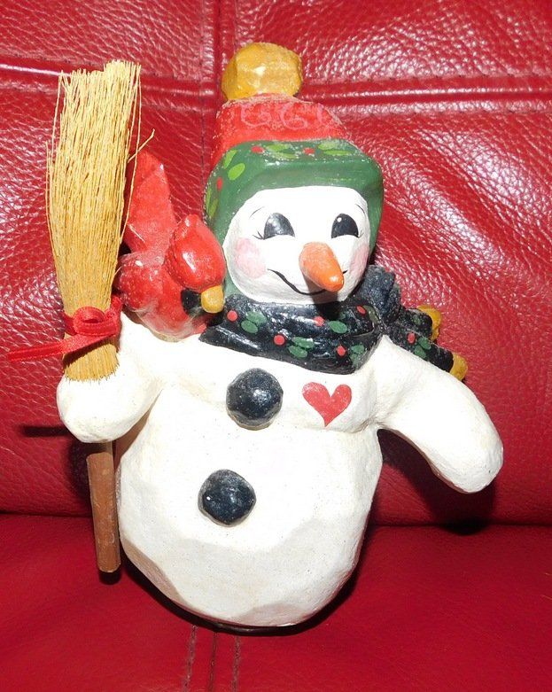 Carillon: Spieldose, Schneemann, signiert – Usato da Villnachern venduto da Schnugelchen