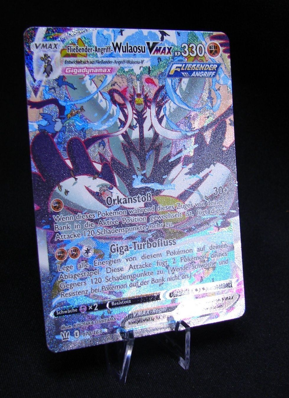 Pokémon Carte collezionabili: Wulaosu VMAX Secret Rare Mint       /164 – Nuovo (secondo la descrizione) da Rümlang venduto da coh_87ww 1