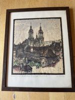 Radierung Kloster St. Gallen A. Schlurig 