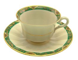 Mokka - Tasse 1946 / 1948 mit Unterteller Langenthal 010