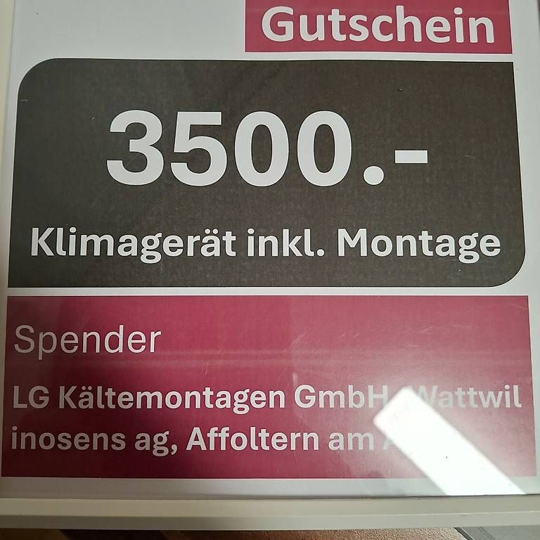 Bons: Gutschein Klimagerät – D'occasion à Bettwiesen par Mela27