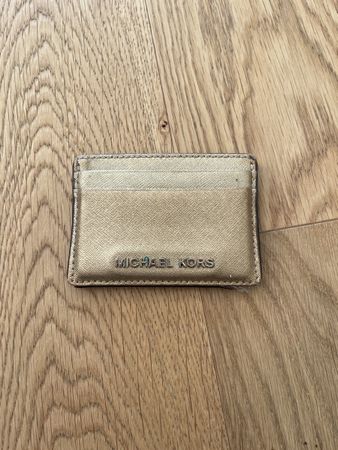 Michael Kors card holder gold