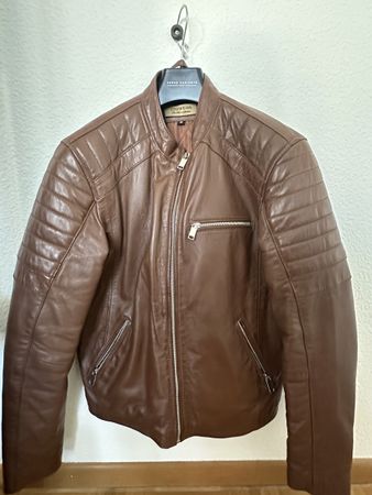Stylische Herren Lederjacke Gr. M