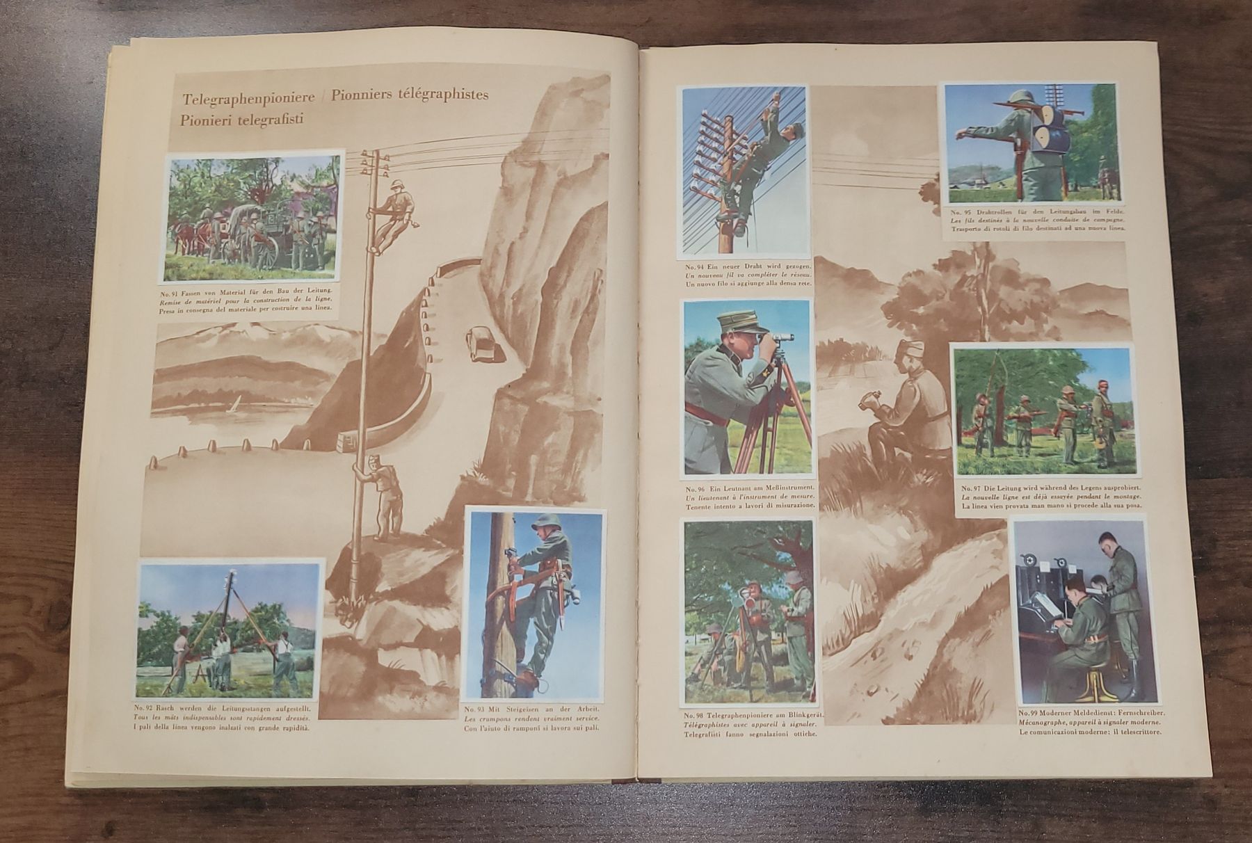 Album: Sammelbilder " Unsere Armee" Disch COMPLETO – Usato da Lugano venduto da Collezionismo59 7