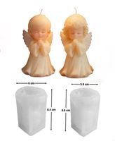 Giessform Silikonform Engel Mädchen & Junge