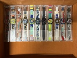 Swatch Sammlung - 58 Uhren / nur ganze Sammlung zum Verkauf