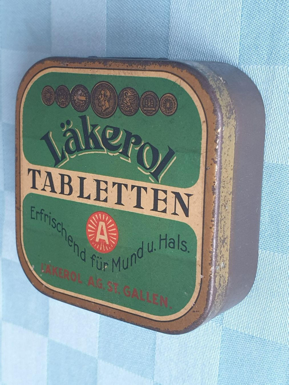 Dosen: alte Blech Dose Läkerol TABLETTEN ST.GALLEN – Gebraucht aus Mörschwil von spirspi 2