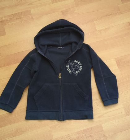 Kinder Fleecejacke dunkelblau Grösse ca. 104