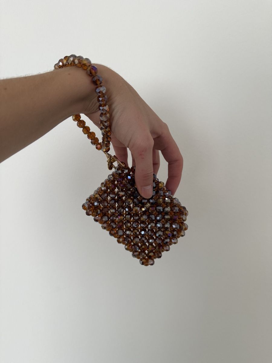 Borse da donna: Mini Perlen-Clutch von Bonnie Wild – Usato da Zürich venduto da db1992