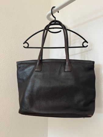 Vintage Bree Echtledertasche Braun