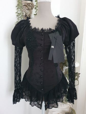 Gothic Bluse Gr XS *neu* "Punk Rave"