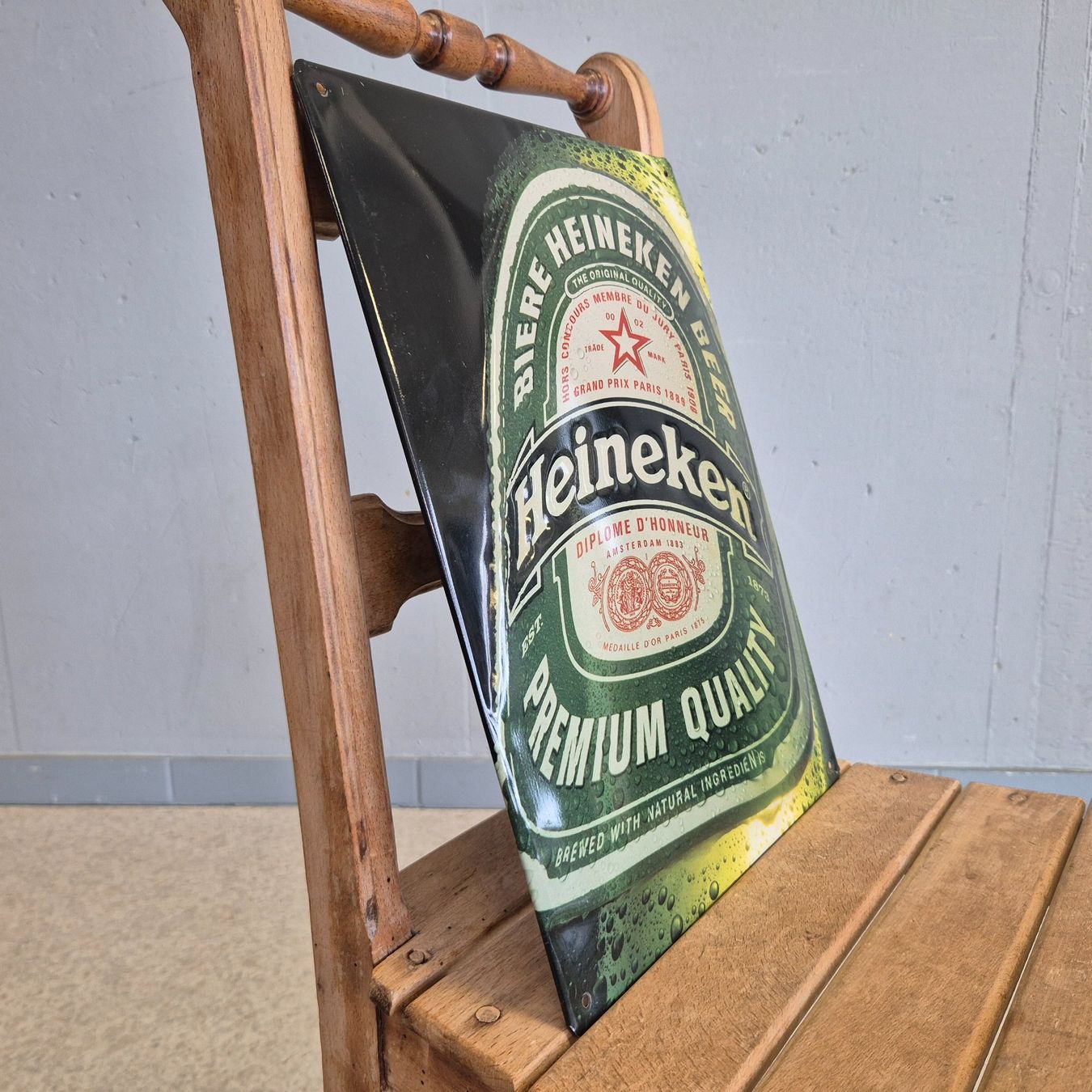 Heineken Insegne: Heineken Werbeschild Blechschild Schild Bierwerbung – Usato da Nottwil venduto da Wondewa-Shop 6