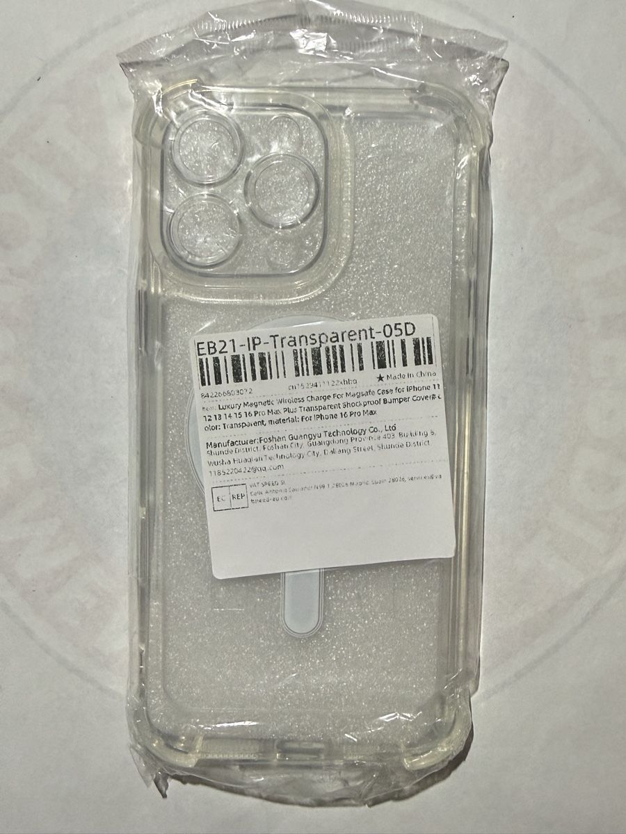Cover & Protezioni schermo: Coque transparente MagSafe pour iPhone 16 Pro Max neuve – Nuovo e nell'imballaggio originale da Lausanne venduto da Licio7