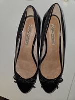 Buffalo Pumps Gr. 39 Lacklederoptik schwarz
