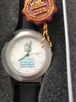 WMC- Armbanduhr, mit altem Logo der Kolonie Ringwil