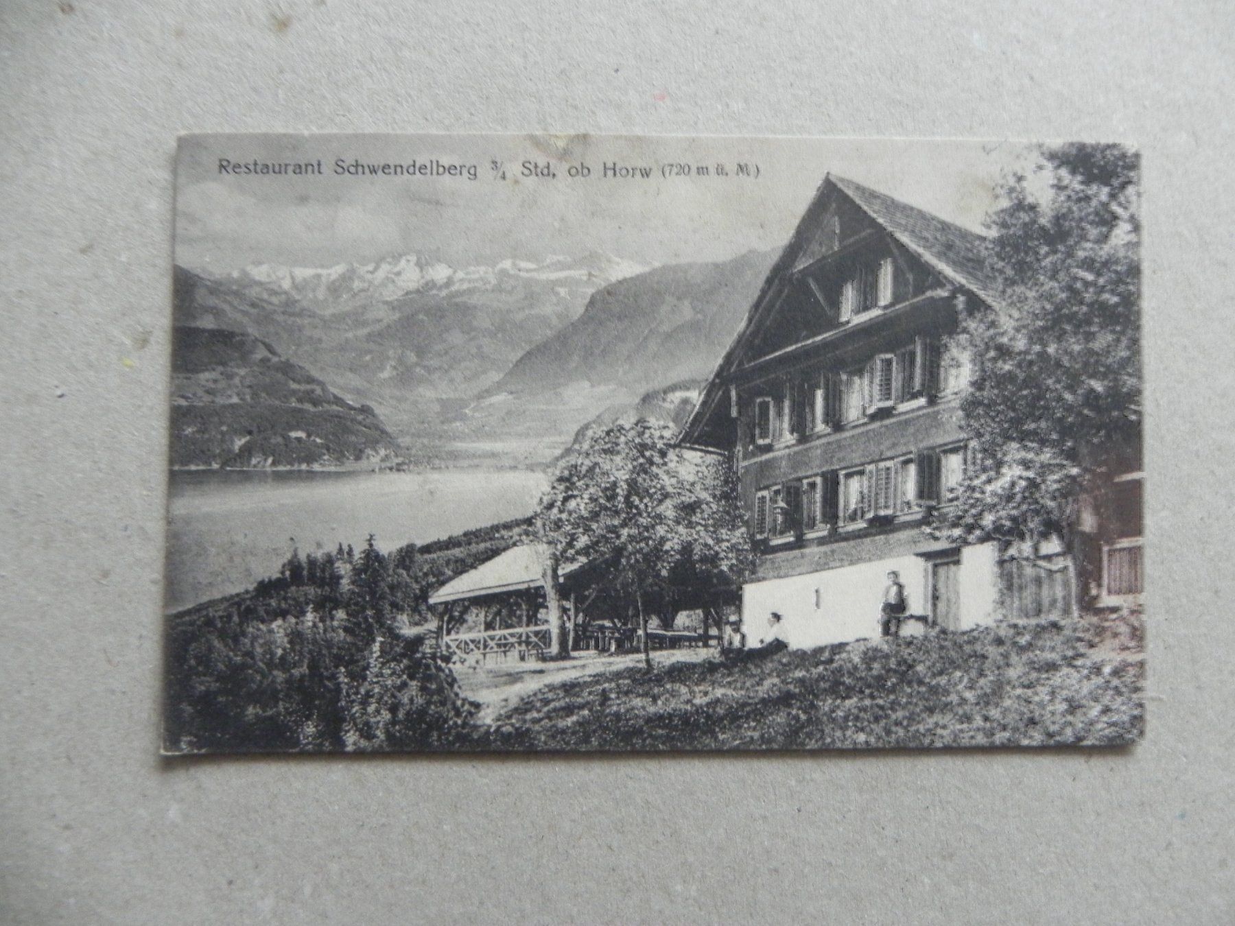 Ansichtskarten: Karte Horw LU Restaurant Schwendelberg – Gebraucht aus Siebnen von krimsie