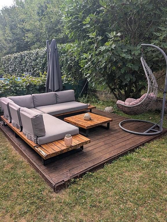 Articoli in legno: Holzterasse Gartenterasse Podest Pergola 3x3m – Usato da Allschwil venduto da mangojuice 1