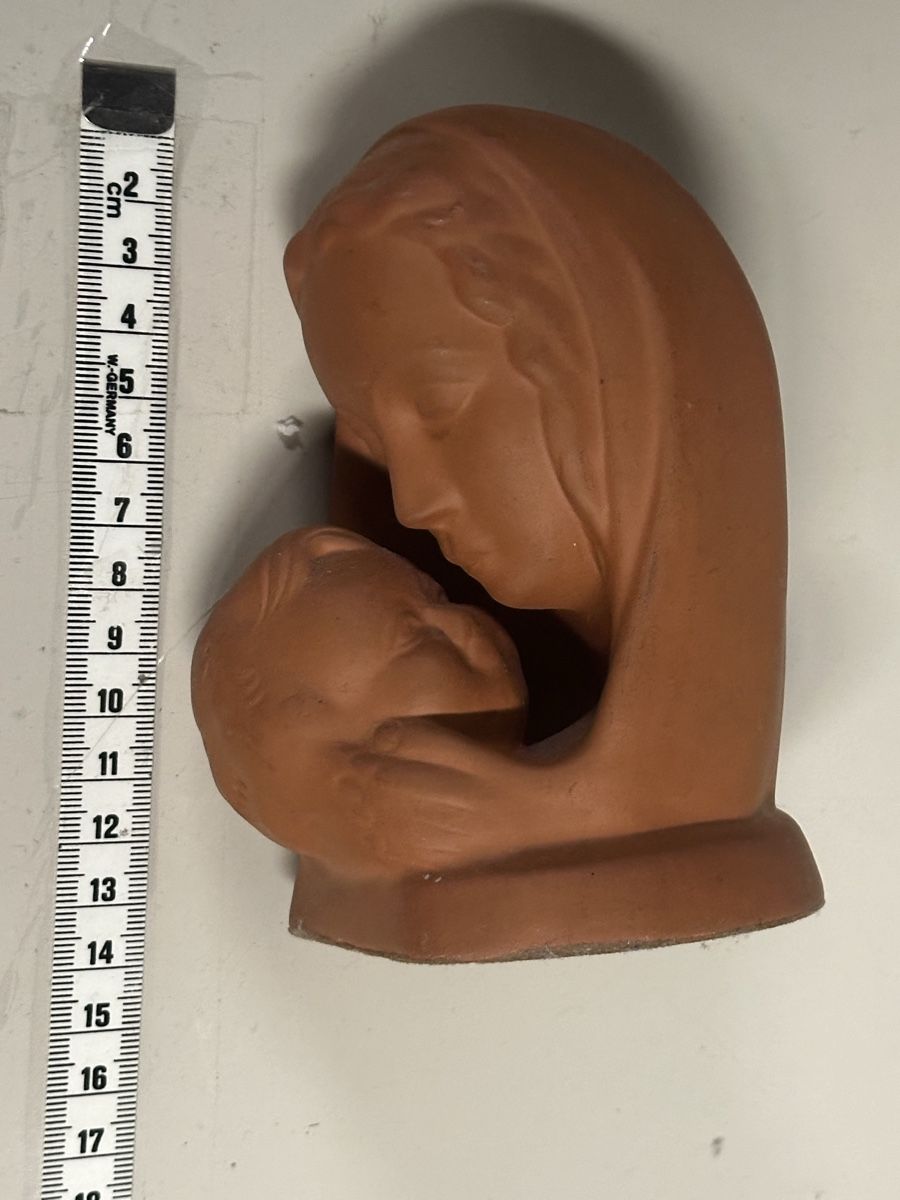 Statuette: Madonna mit Kind, Keramik Figur – Usato da Deitingen venduto da Himhip 5
