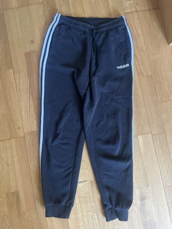 Schwarze Adidas Trainingshose Gr. S