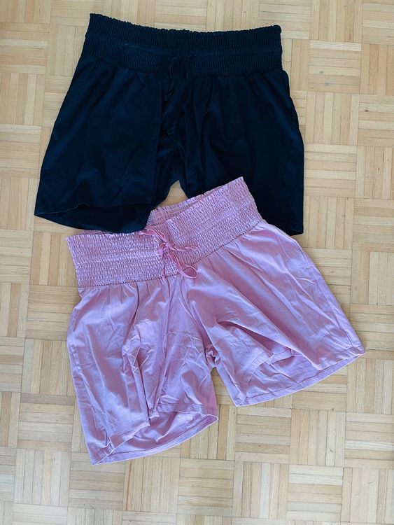 POSHDIVAH Biker-Shorts Für Schwangerschaft - 3er Pack, Hoher Bund, Bequem