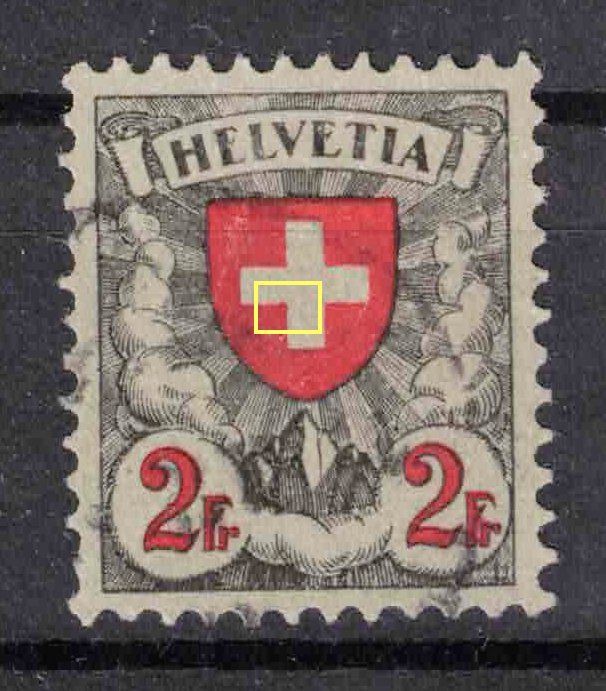 Tutti i francobolli: 1924 Abart "abgestumpfte Ecke"  166.2.01 ʘ – Nuovo (secondo la descrizione) da Nuglar venduto da Stamp88