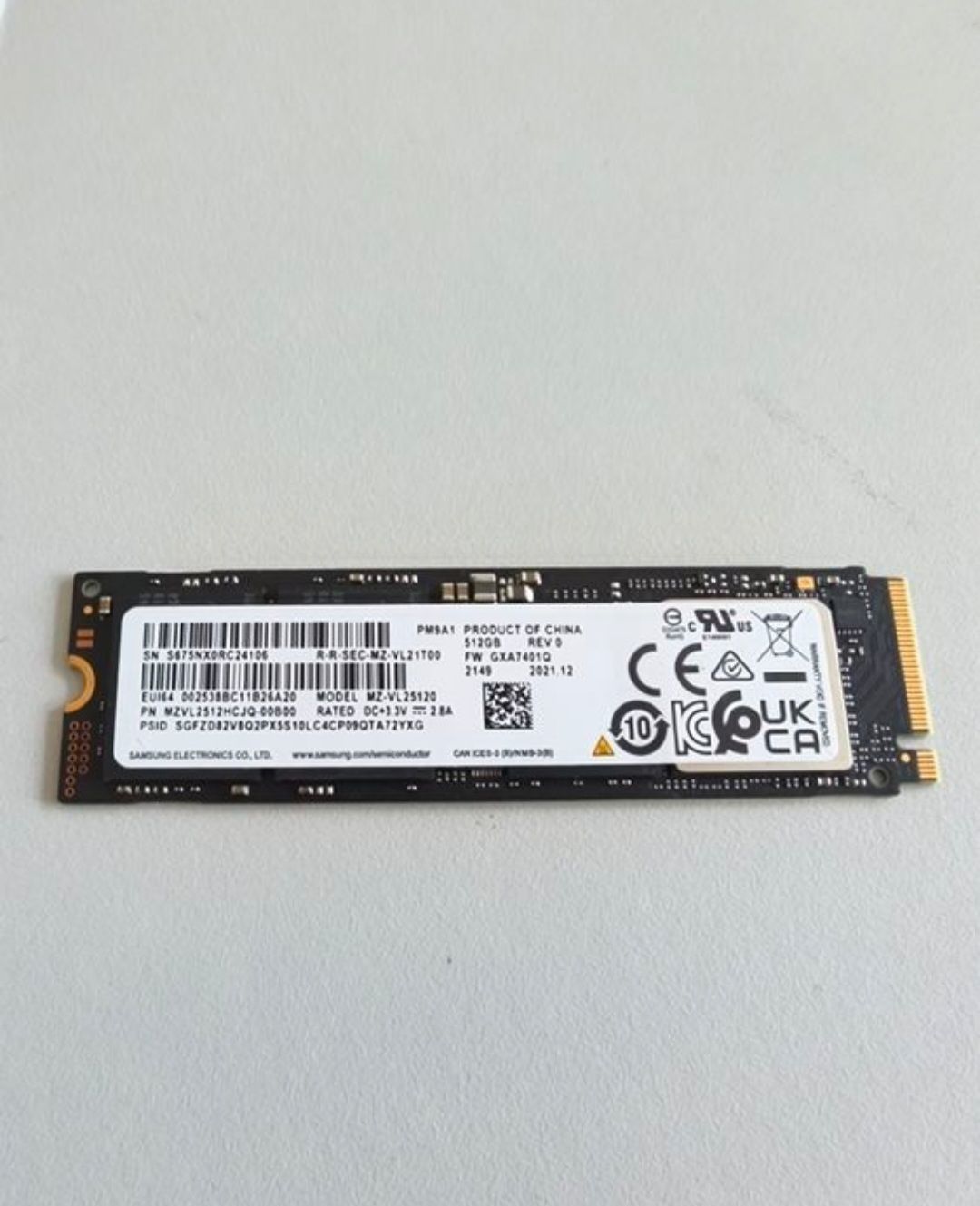 Samsung Dischi rigidi: m.2 SSD Samsung 512GB/NeuZustand – Usato da Chur venduto da b58340