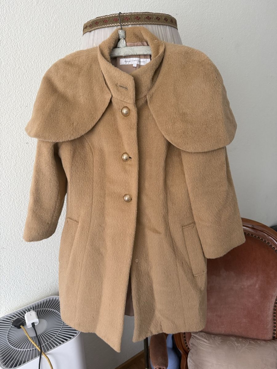 Cappotti: Morine Comte Marant Camel Cape Coat Wool Blend Size 4 – Usato da Zürich venduto da wil_2sm9 1
