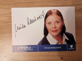 Ursula Karusseit Originalautogramm "In aller Freundschaft"