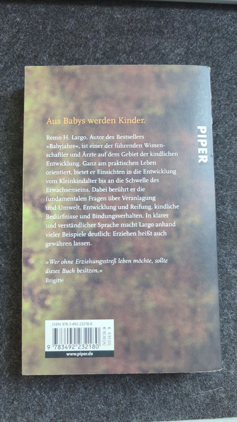 Bücher: Kinderjahre Remo H. Largo Buch gebraucht – Gebraucht aus Winterthur von valyval 1