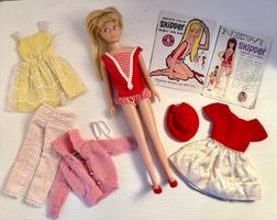 Barbie Skipper Straight Leg Bionda Vintage 1963