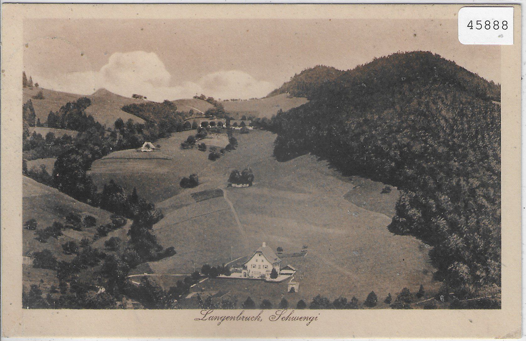 Cartoline postali: Langenbruck - Schwengi – Usato da Ettingen venduto da Kartenplanet
