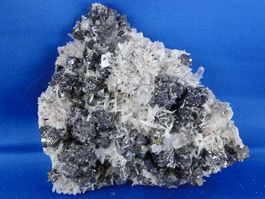 Galena und Sphalerit auf Quarz-Matrix