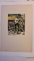 Edmond Bille Farblithografie "un dance