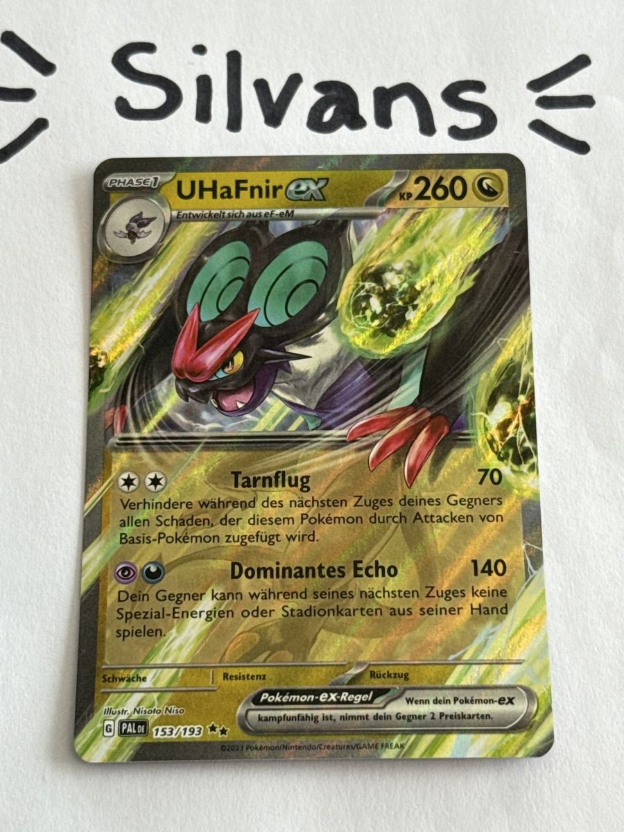 Pokémon Sammelbilder & Trading cards: UHaFnir ex 153/193 Entwicklungen in Paldea Deutsch – Neu (gemäss Beschreibung) aus Wil SG von Silvans