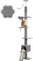 Kratzbaum deckenhoch verstellbar 216-273cm mit Sturzgurt