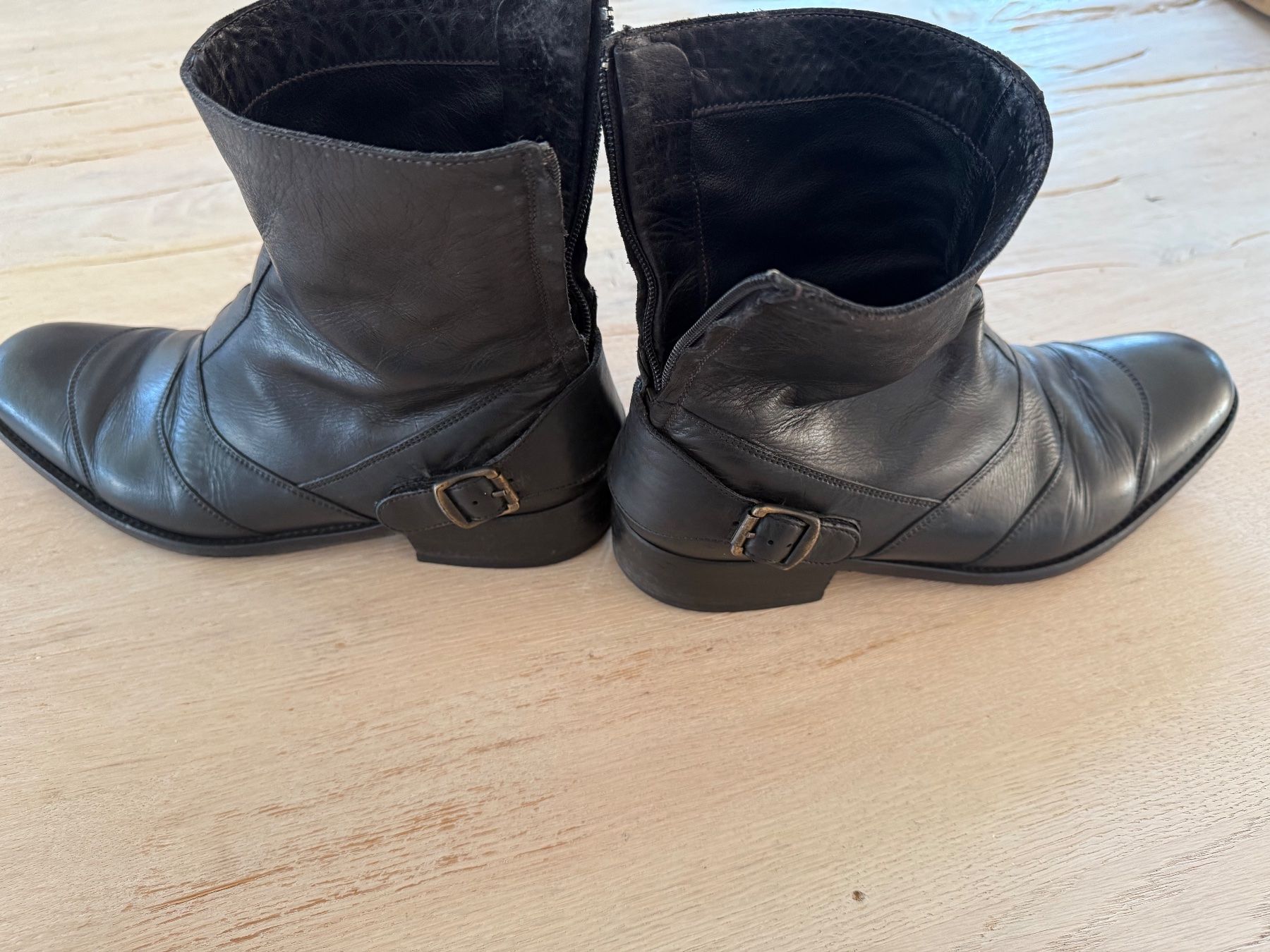 Belstaff Scarpe da uomo: Belstaff Townmaster Leder Stiefel schwarz – Usato da Ulisbach venduto da FeuerVogel68 3