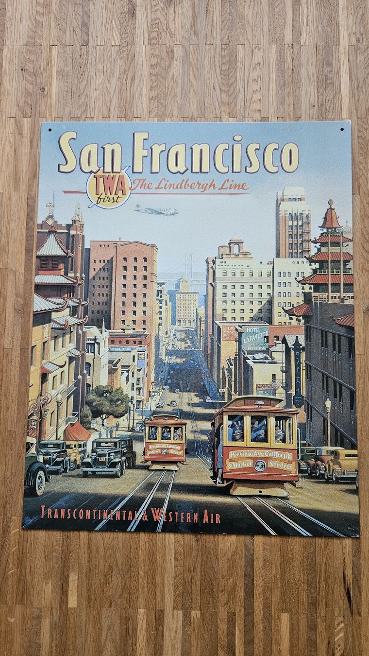 Schilder: Wandbild San Francisco Golden Gate Bridge Blechschild – Gebraucht aus Cham von _Chruesimuesi_ 1
