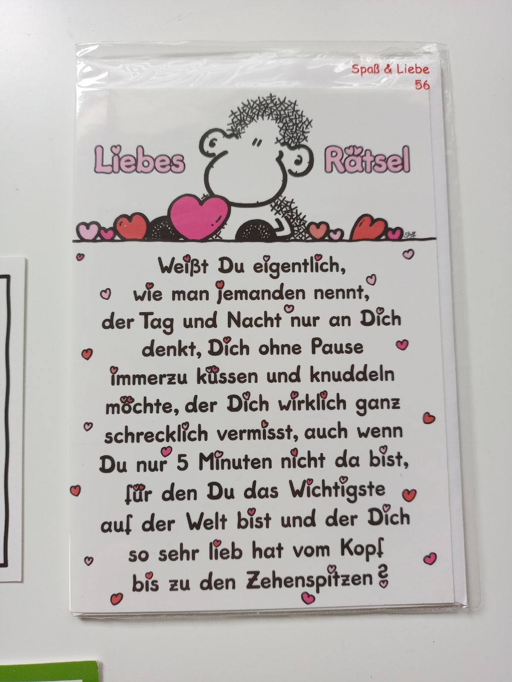Cartoline: "Ohne Dich ist...doof" Kartenset – Nuovo (secondo la descrizione) da Spiez venduto da egonolsen 2