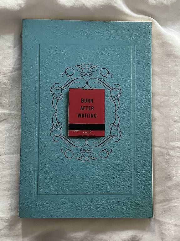 Libri: Burn after Writing – Usato da Reinach BL venduto da j_7fjs